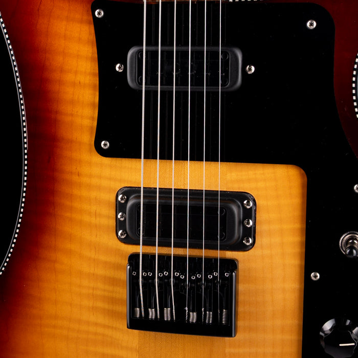 Pre Owned 2022 Rickenbacker Limited Edition 90th Anniversary 480XC TBG TobaccoGlo Guitar With OHSC