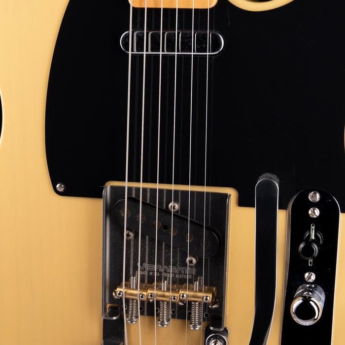 Pre-Owned Fender Vintera II 50's Nocaster Blackguard Blonde With Bigsby B5 With OHSC