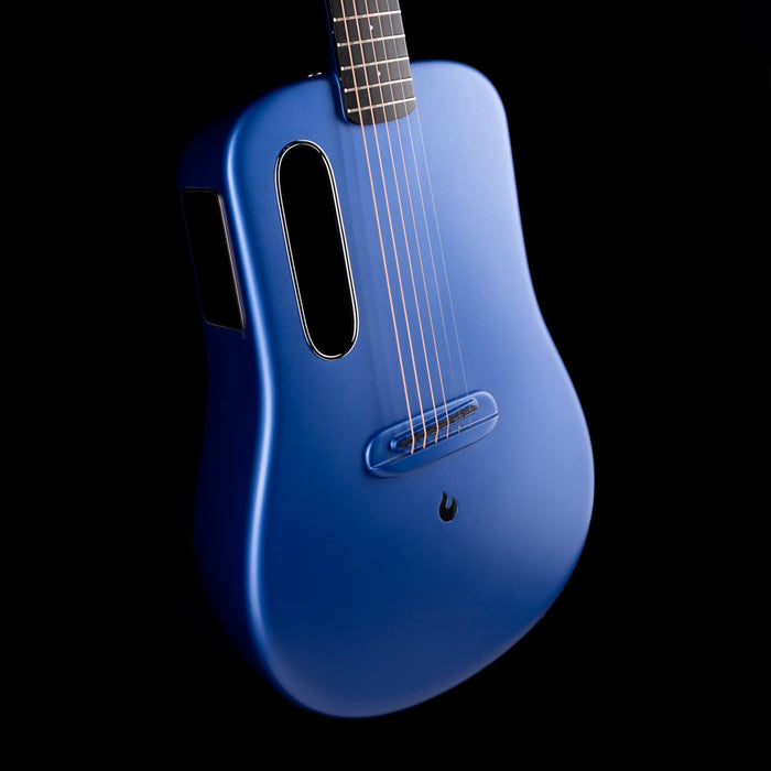 Pre Owned Lava Me 2 Blue Acoustic Electric Guitar With OSSC