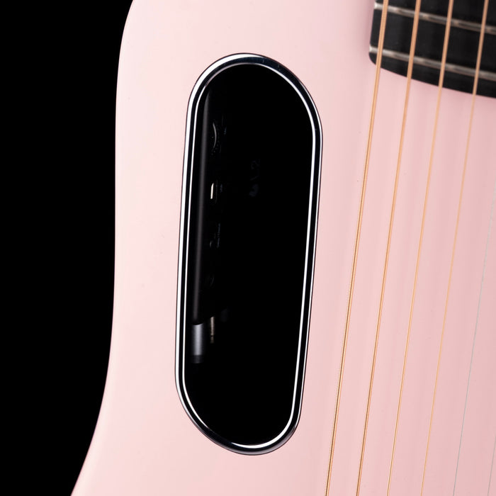 Pre Owned Lava Me 2 Pink Acoustic Electric Guitar With OSSC