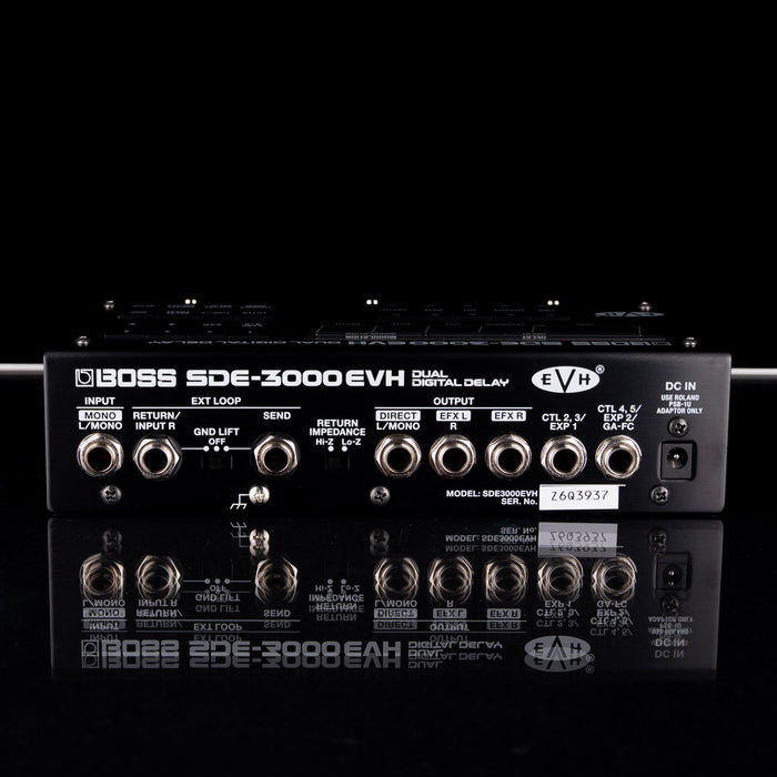Used Boss SDE-3000EVH Dual Digital Delay EVH Pedal with Box