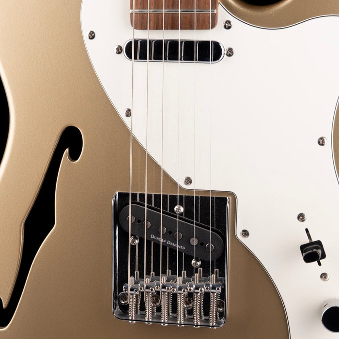 Used Squier Vintage Modified Telecaster Thinline Shoreline Gold