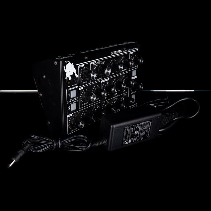 Pre Owned Moog Minitaur Analog Bass Synthesizer Module Black and Power Supply - 2