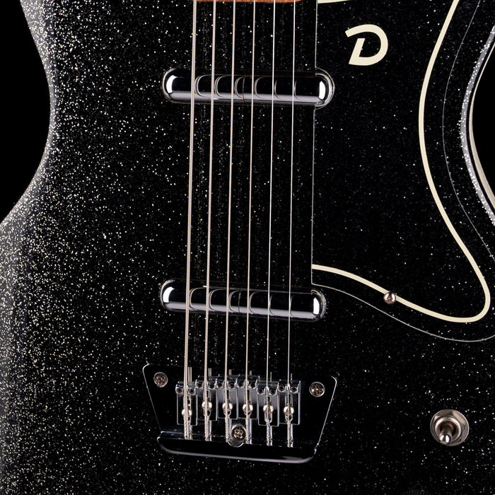 Pre Owned 1999 Danelectro ‘56 Reissue Baritone Guitar Black Metal Flake