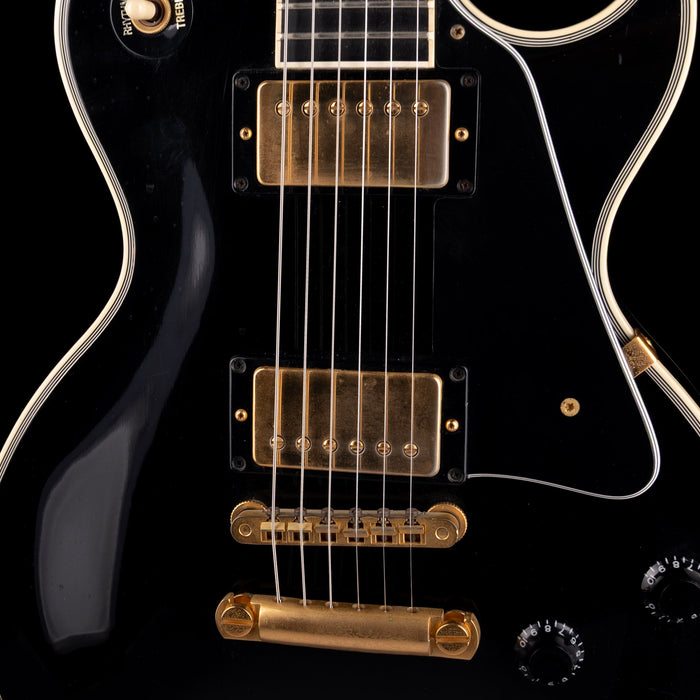 Pre Owned 1986 Gibson Les Paul Custom Ebony With OHSC