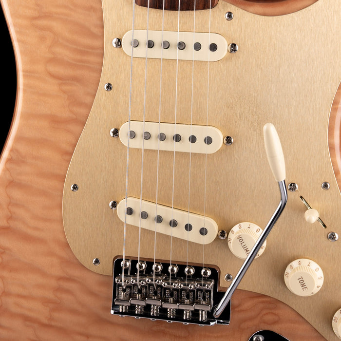 Pre Owned Fender Limited Edition Rarities American Original 60's Stratocaster Quilt Maple Natural With OHSC