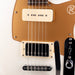 Pre Owned Reverend Double Agent W Metallic Silver Freeze with Gig Bag