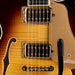 Gretsch Broadkaster Jr. LX Figured Center Block Caramel Dawn with Case