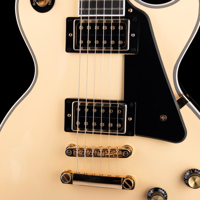 Pre Owned Epiphone Les Paul Custom Blackback Antique Ivory