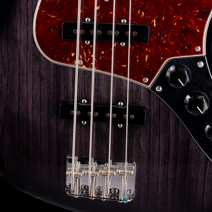 Fender Custom Shop 1964 Jazz Bass Fretless Closet Classic Ebony Transparent With Case