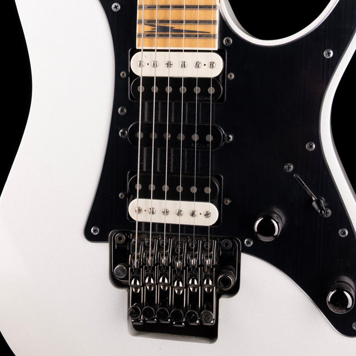Pre Owned 2009 Ibanez Prestige "J Craft" RG2550Z-GW Galaxy White With OHSC