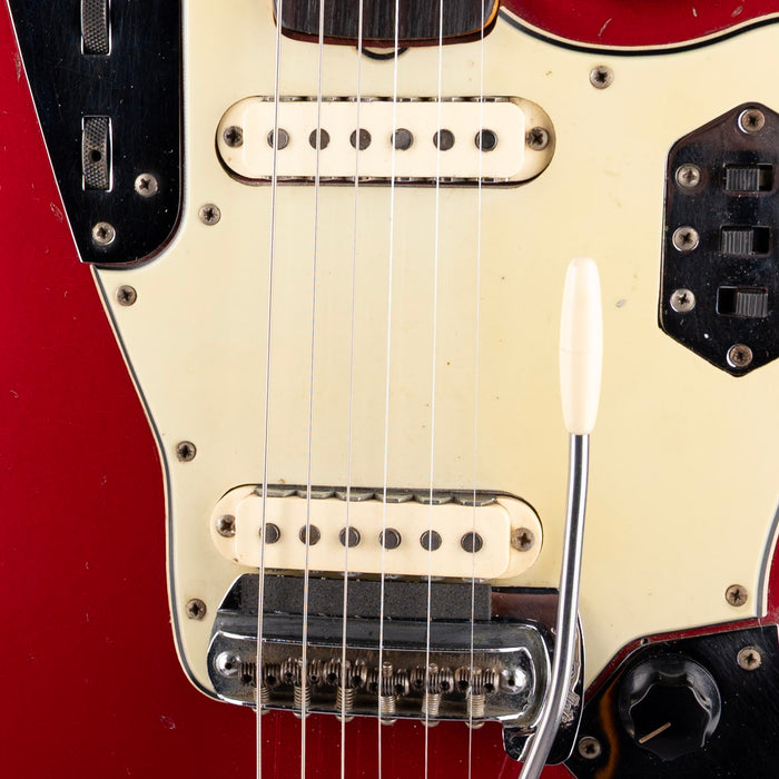 Vintage 1964 Fender Jaguar with matching Headstock - Candy Apple Red With OHSC