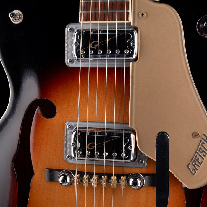 Vintage 1963 Gretsch G6117 Double Anniversary Sunburst Hollowbody Electric Guitar With OHSC