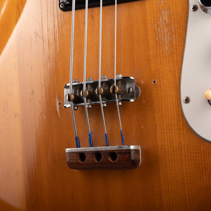 Vintage 60's Mosrite Joe Maphis Bass Natural With OHSC