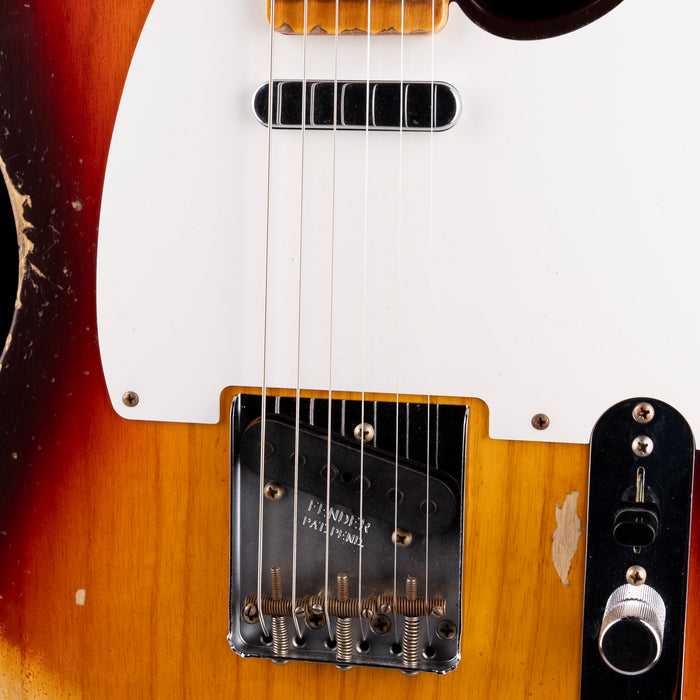 Fender Custom Shop 1958 Telecaster Heavy Relic Faded Aged Chocolate 3-Tone Sunburst