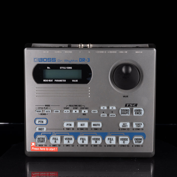 Used Boss Dr. Rhythm DR-3 Drum Machine with Box