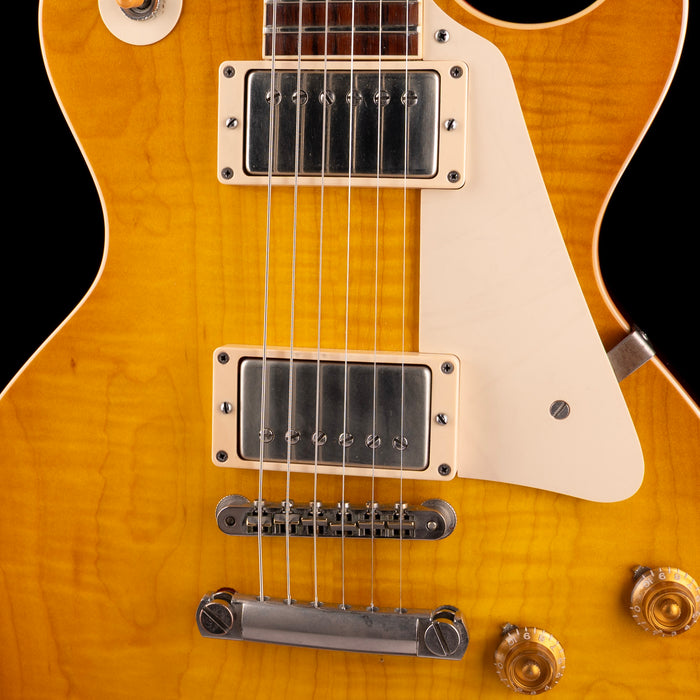 Pre Owned 2014 Gibson Custom Shop 1958 Les Paul LPR8 Lemonburst With OHSC