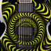 Pre Owned 2023 Wylde Audio Barbarian Green Psychic Bullseye With OHSC