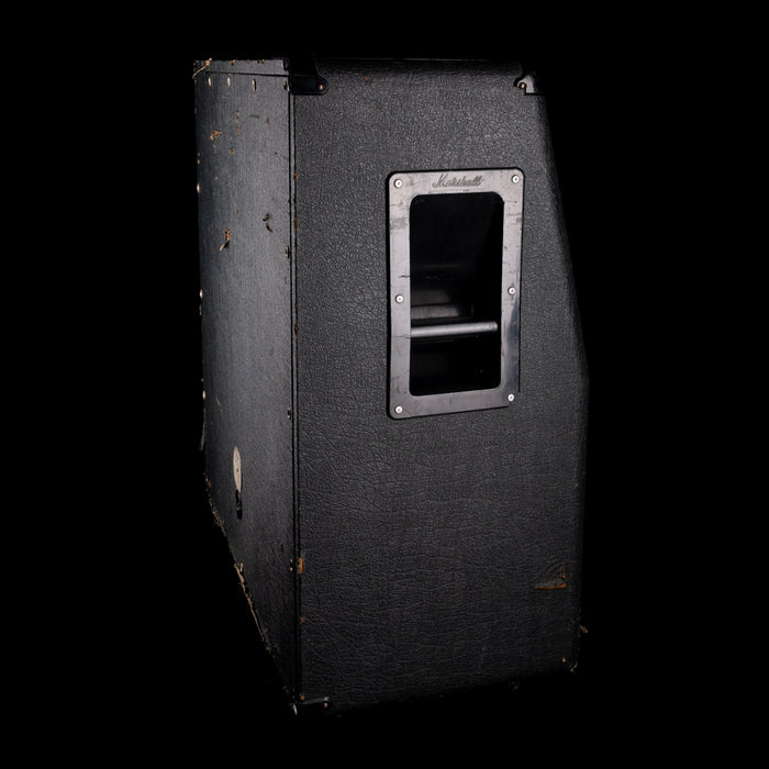 Vintage 1977 Marshall Slant Cab With "Black Backs" 4x12" 25-watt Rola Celestion Speakers Guitar Amp Cab
