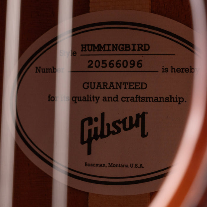 Gibson Hummingbird Standard Vintage Sunburst With Case