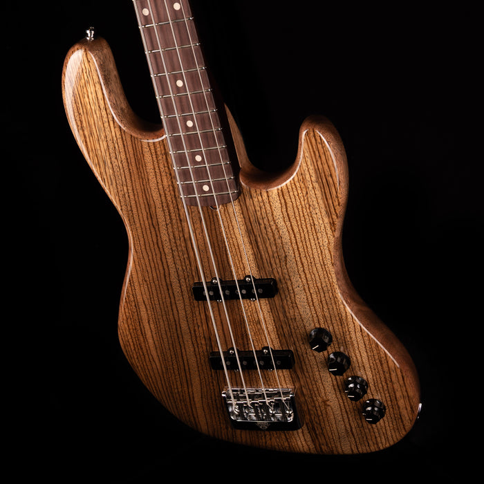 Fender Custom Shop Masterbuilt Jason Smith Custom Classic Jazz Bass NOS Zebrawood Natural With Case