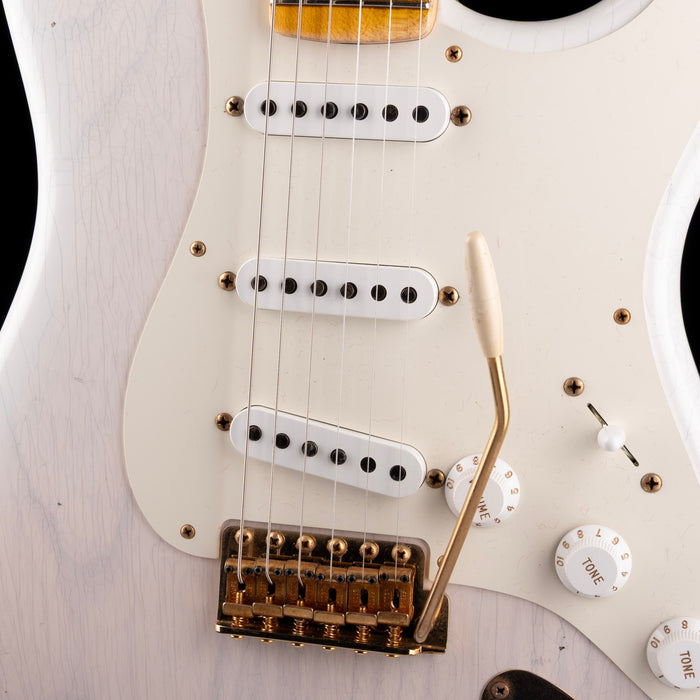 Used 2021 Fender Custom Shop 1958 Stratocaster Journeyman Relic Mary Kaye Blonde with OHSC