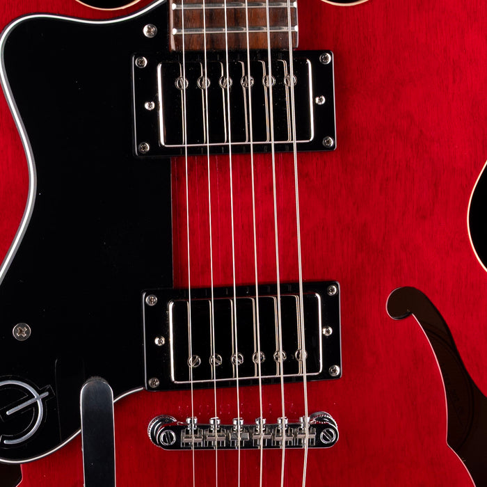 Pre-Owned 2008 Epiphone Dot Left Handed With Bigsby Cherry With Case