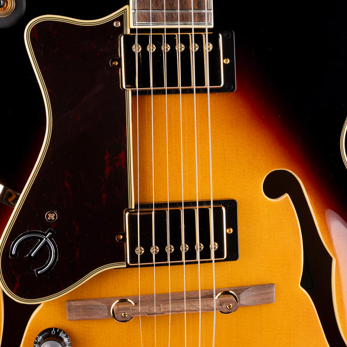 Pre-Owned 2023 Epiphone Broadway Left-Handed Sunburst With Case