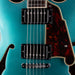 Used D’Angelico Premier DC Semi Hollowbody Turquoise With Gig Bag