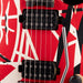 EVH Limited Edition Wolfgang Special Striped Series Aged Red, Black, and White with Gig Bag