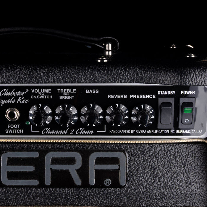 Pre-Owned Rivera Clubster Royale Rec 1x10" Black With Tan Grille Guitar Amp Combo