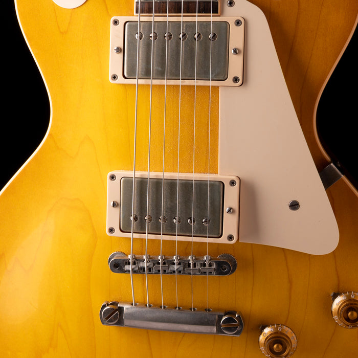 Pre-Owned 2011 Gibson ‘58 Les Paul Standard VOS Lemonburst Plain Top With Case