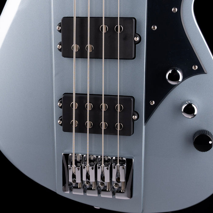 Reverend Thundergun Bass Metallic Silver Freeze with Gig Bag