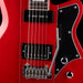 Reverend Warhawk Double Agent W Trans Cherry with Case