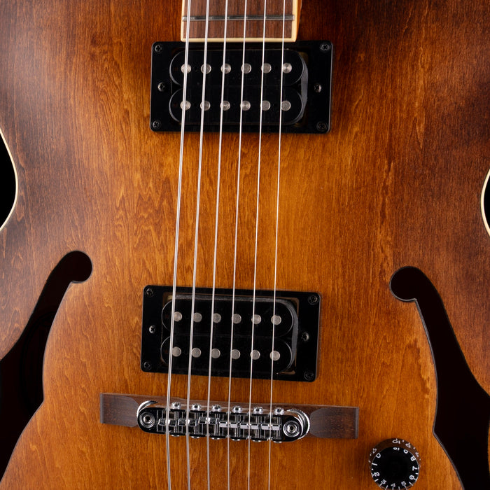 Used Ibanez Artcore AF55 Tobacco Flat Sunburst With Case
