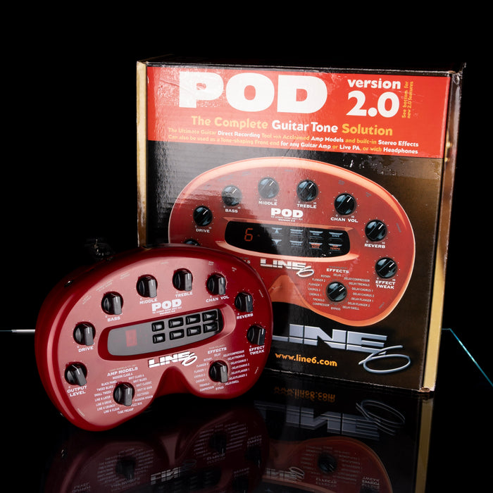 Used Line 6 POD V2 Guitar Multi-Effects Pedal