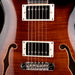 Used 2022 PRS SE Hollowbody II Piezo Black Gold Burst With OHSC