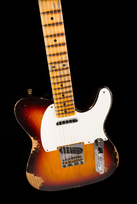 Fender Custom Shop 1958 Telecaster Heavy Relic Faded Aged Chocolate 3-Tone Sunburst