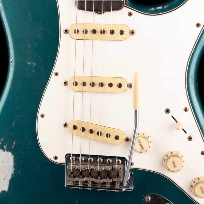 Fender Custom Shop Masterbuilt Jason Smith 1965 Stratocaster Relic Aged Ocean Turquoise With Case