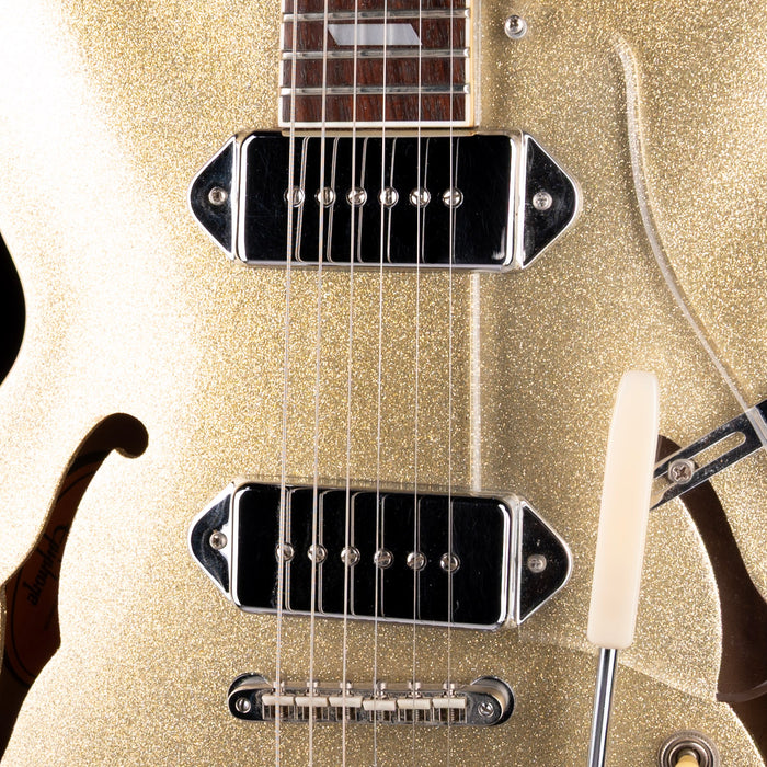 Pre-Owned 1997 Epiphone Casino SF Silver Metal Flake With Gig Bag