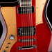 Used Rivolta Mondata Baritone VI Left-Handed Fuoco Burst with Soft Case