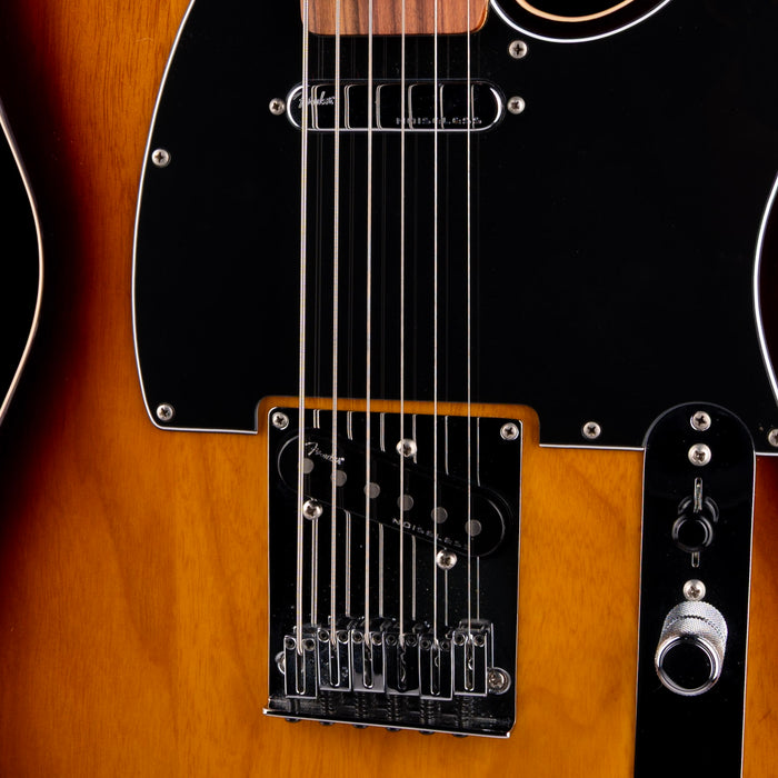 Used Fender American Ultra Luxe Telecaster Sub-Sonic Baritone 2-Tone Sunburst with Gig Bag