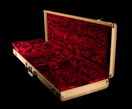 Used Fender G&G Deluxe Tweed Stratocaster Telecaster Case Red Interior