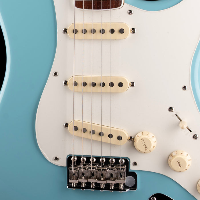 Used 2024 Fender Eric Johnson Stratocaster Tropical Turquoise With OHSC
