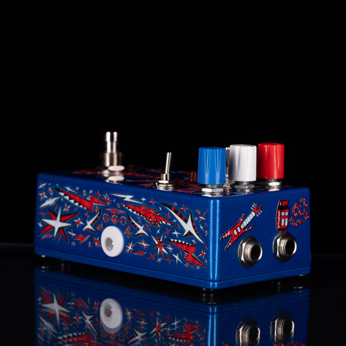 Reverie Circuitry High Striker Distortion 250 Blue Pedal