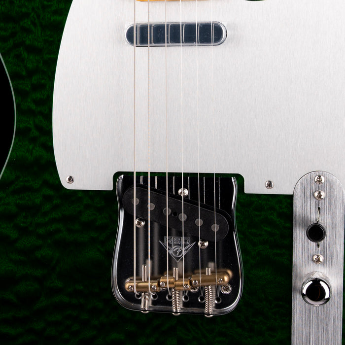 Fender Custom Shop Exotic 1958 Telecaster Quilted Maple NOS Emerald Green Transparent