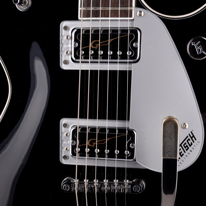 Pre Owned Gretsch G5230T Electromatic Jet With Bigsby And TV Jones Pickups Black Electric Guitar