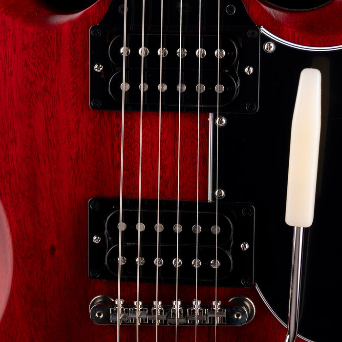 Gibson SG Standard '61 Faded Maestro Vibrola Vintage Cherry With Case