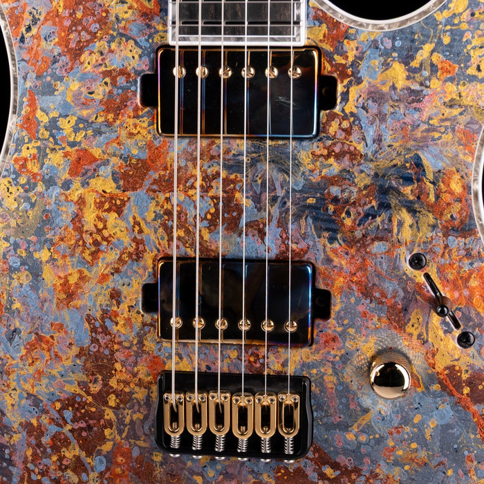 Mayones Regius 6 Imperial Nebula Splash with Case