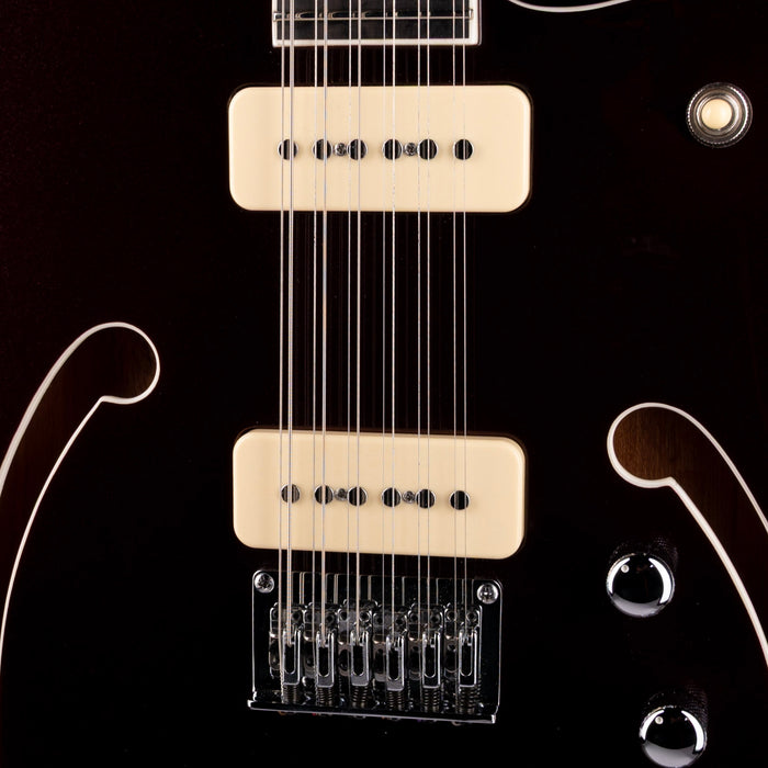 Reverend Airwave 12-String Electric Guitar - Metallic Bordeaux